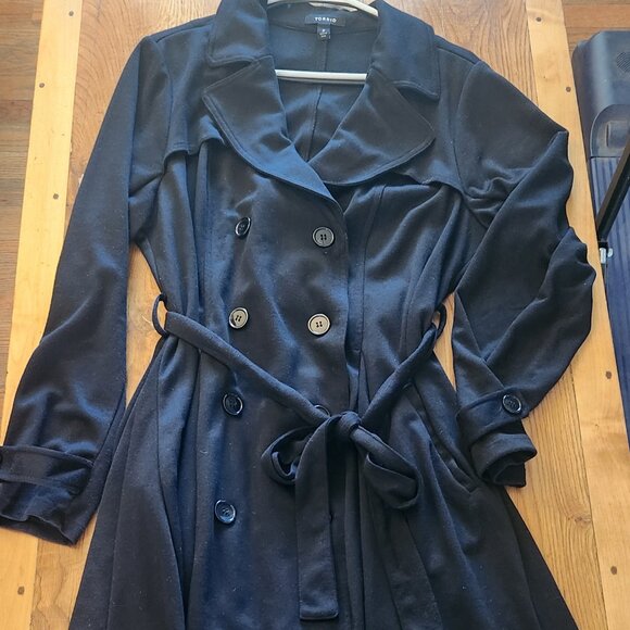 Fit and Flare Double-breasted Military style coat - Picture 4 of 8